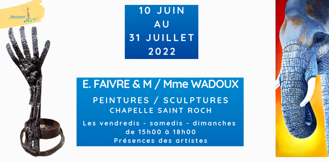 Exposition Peintures Sculptures Faivre-Wadoux